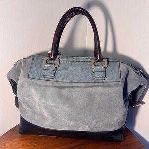 Diane Von Furstenberg Drew Suede Satchel